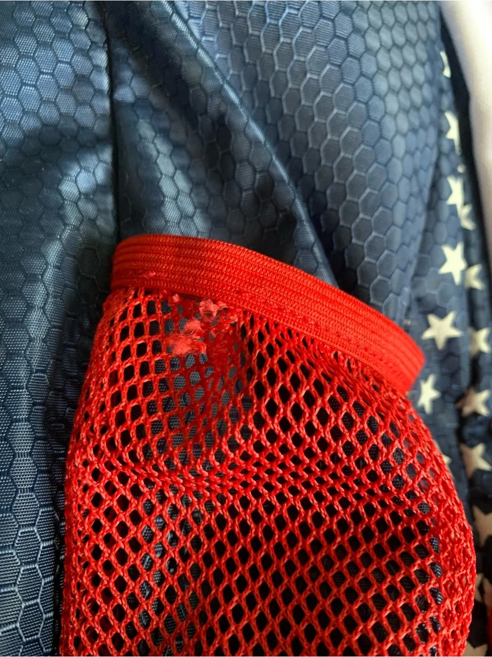 Baseball Bag for Youth & Adult with 4 Bat Sleeves - Navy, Red and White